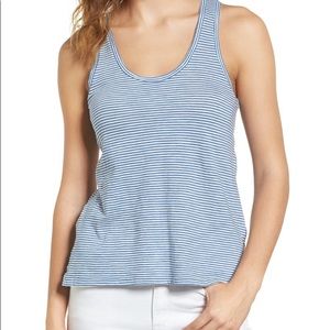 Madewell Whisper Cotton Striped Tank Size XL